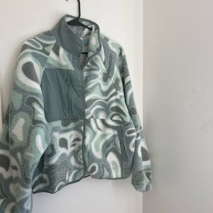 Retro fleece jacket